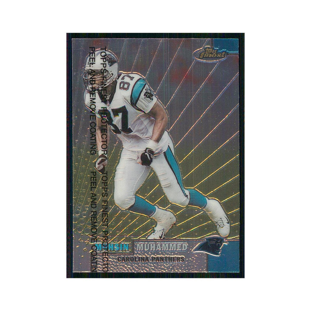 1999 Topps Finest w Coating Muhsin Muhammad Panthers #113
