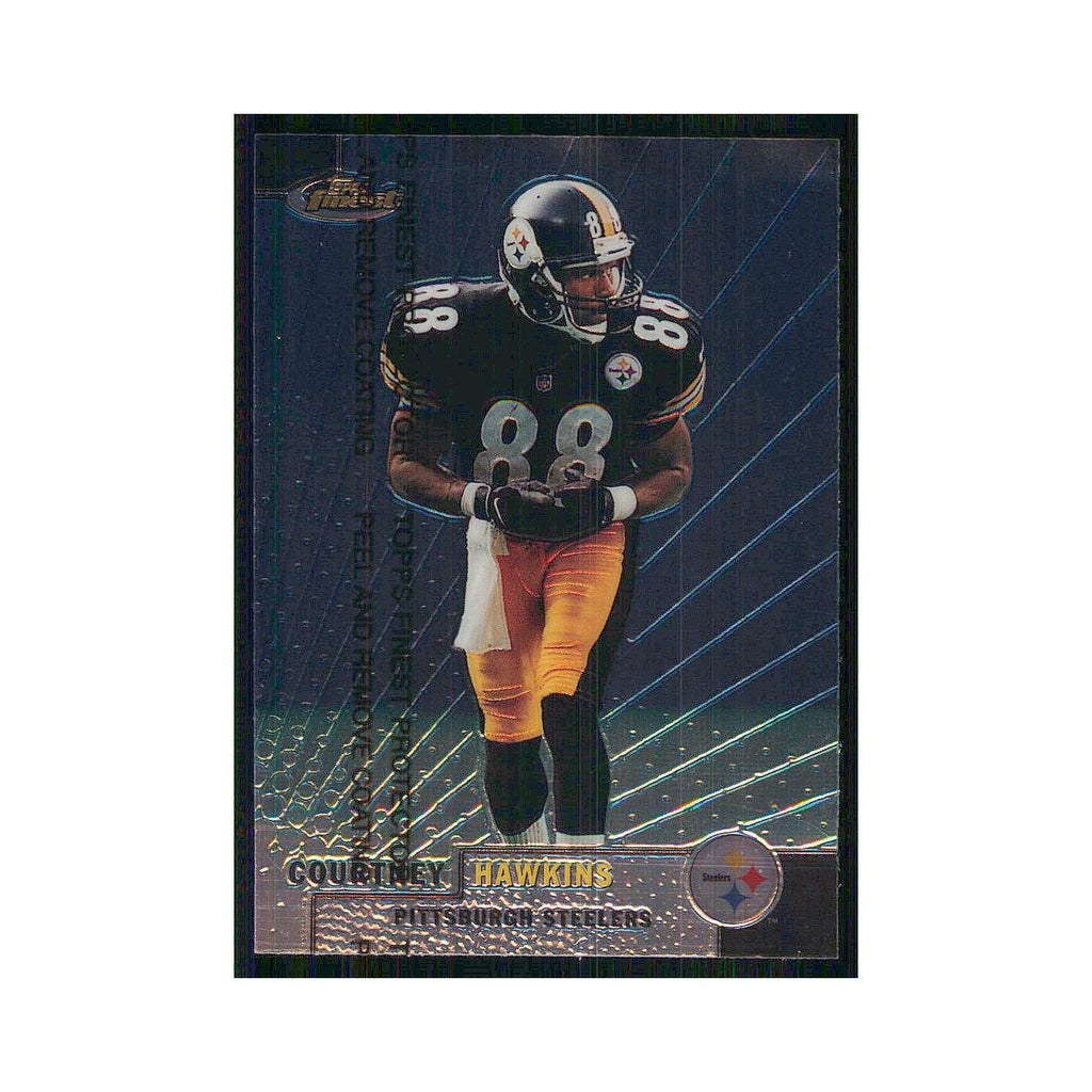 1999 Topps Finest w Coating Courtney Hawkins Steelers #122