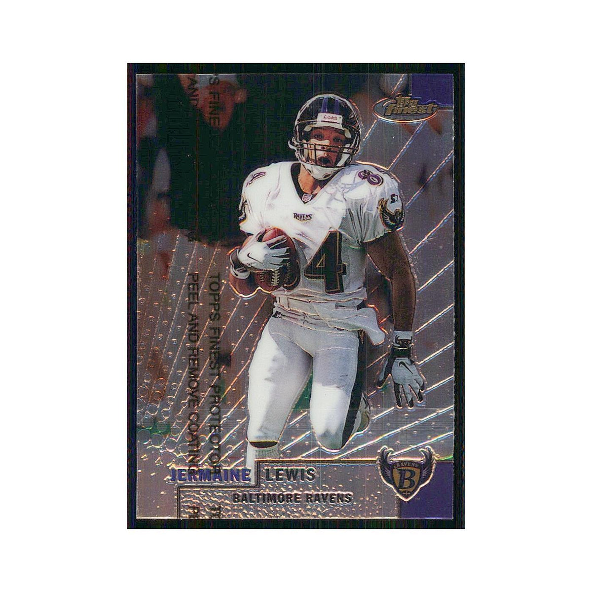 1999 Topps Finest w Coating Jermaine Lewis Ravens #105