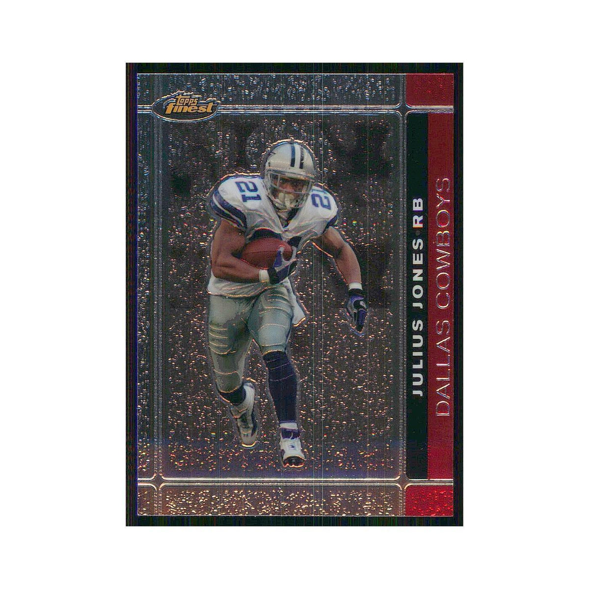 2007 Topps Finest Julius Jones Cowboys #35