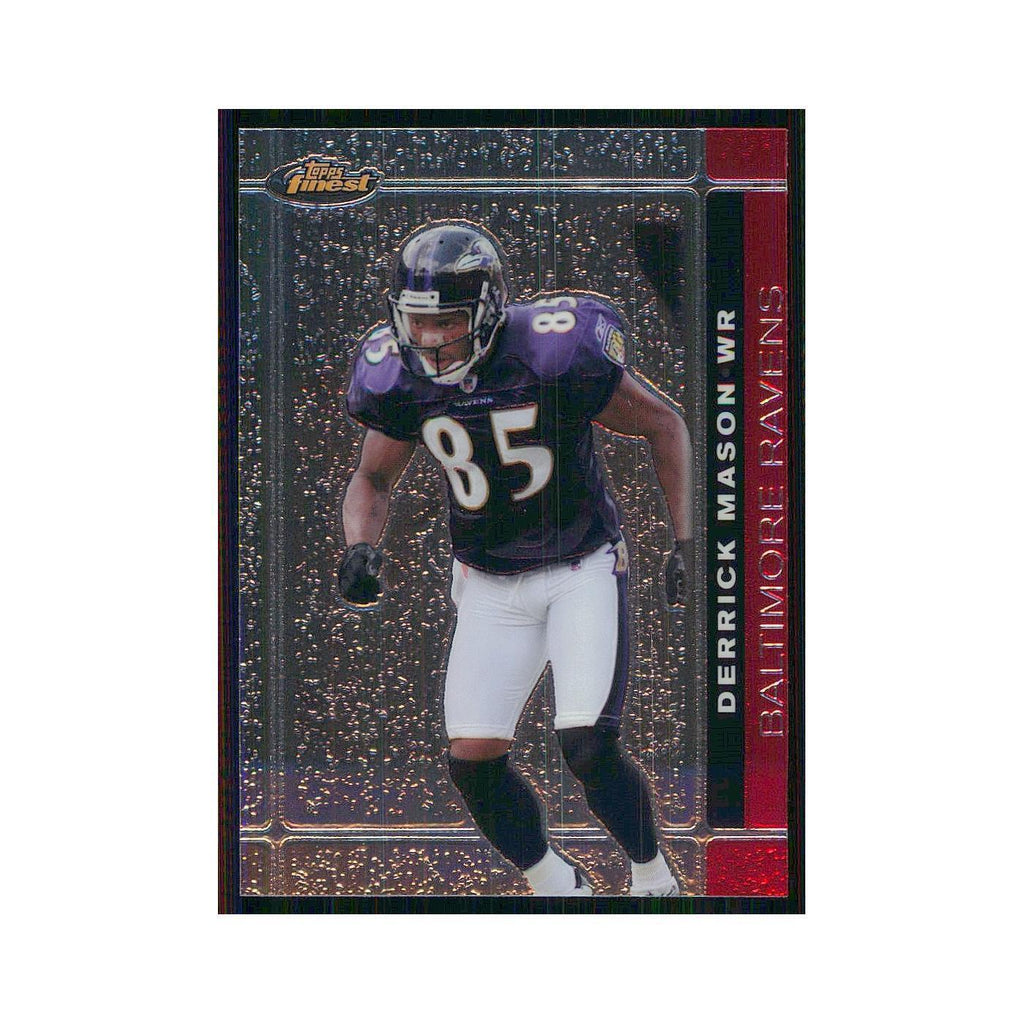 2007 Topps Finest Derrick Mason Ravens #77
