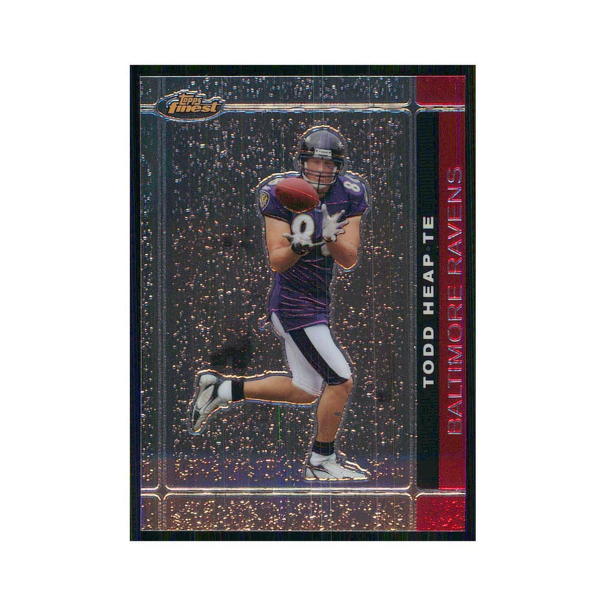 2007 Topps Finest Todd Heap Ravens #83