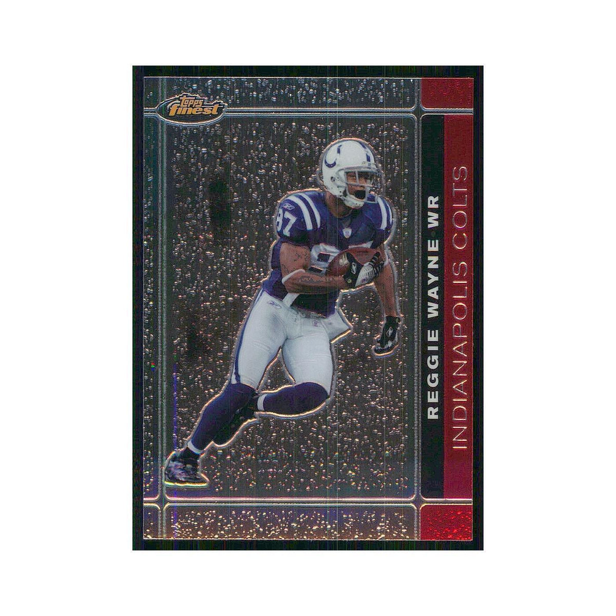2007 Topps Finest Reggie Wayne Colts #55