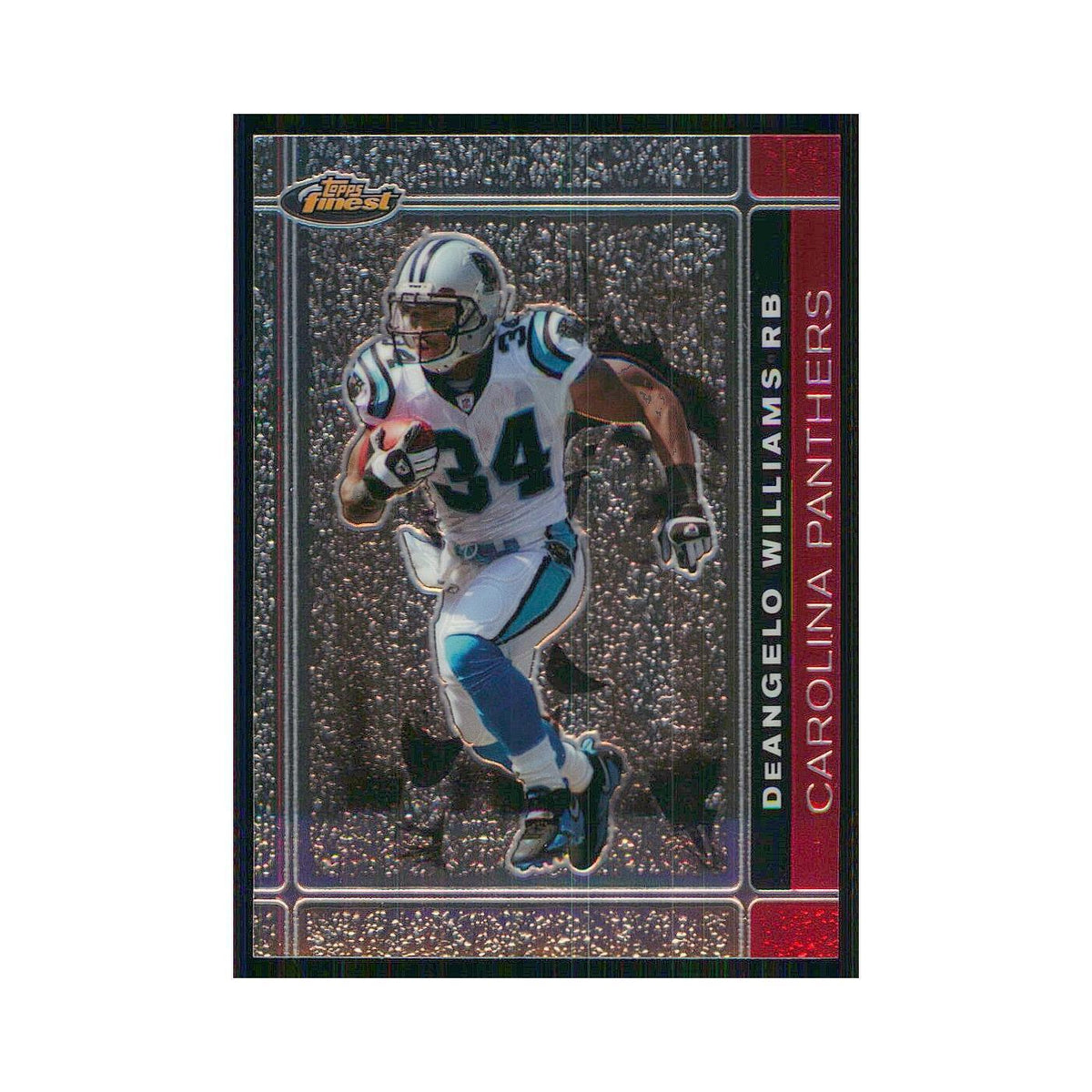 2007 Topps Finest DeAngelo Williams Panthers #49