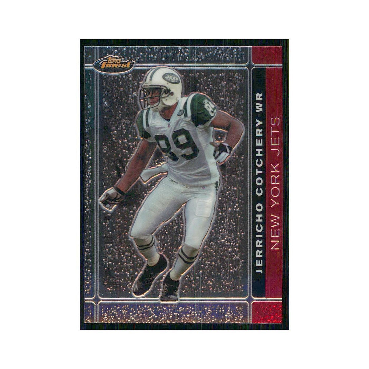 2007 Topps Finest Jerricho Cotchery Jets #70