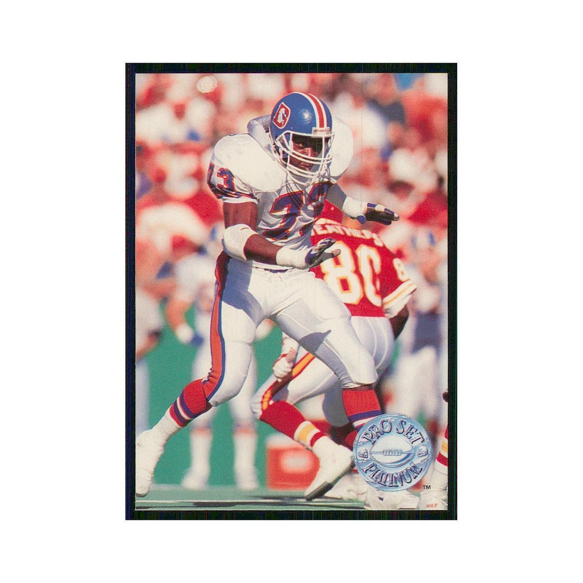 1991 Pro Set Platinum Simon Fletcher Broncos #30
