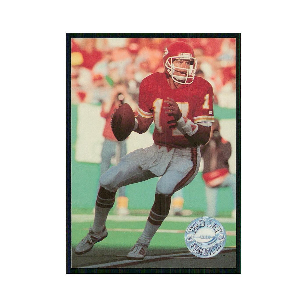 1991 Pro Set Platinum Steve DeBerg Chiefs #48