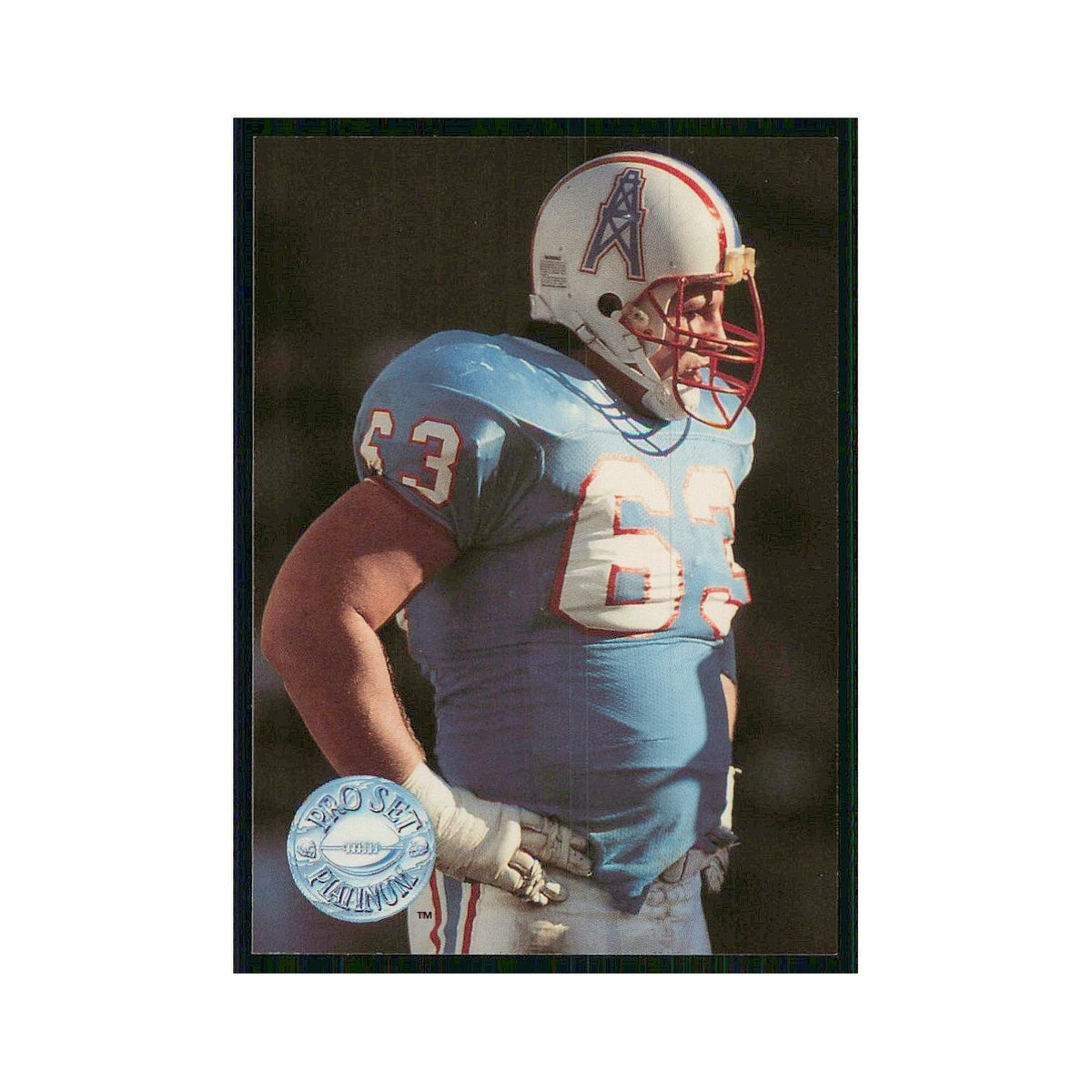 1991 Pro Set Platinum Mike Munchack Houston Oilers #42