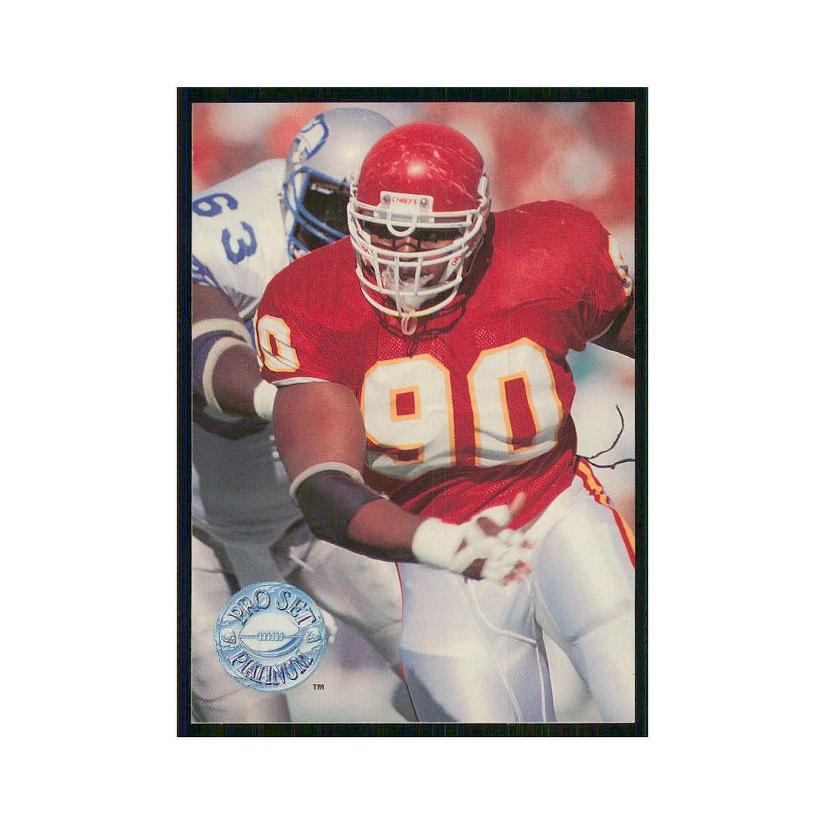 1991 Pro Set Platinum Neil Smith Chiefs #50