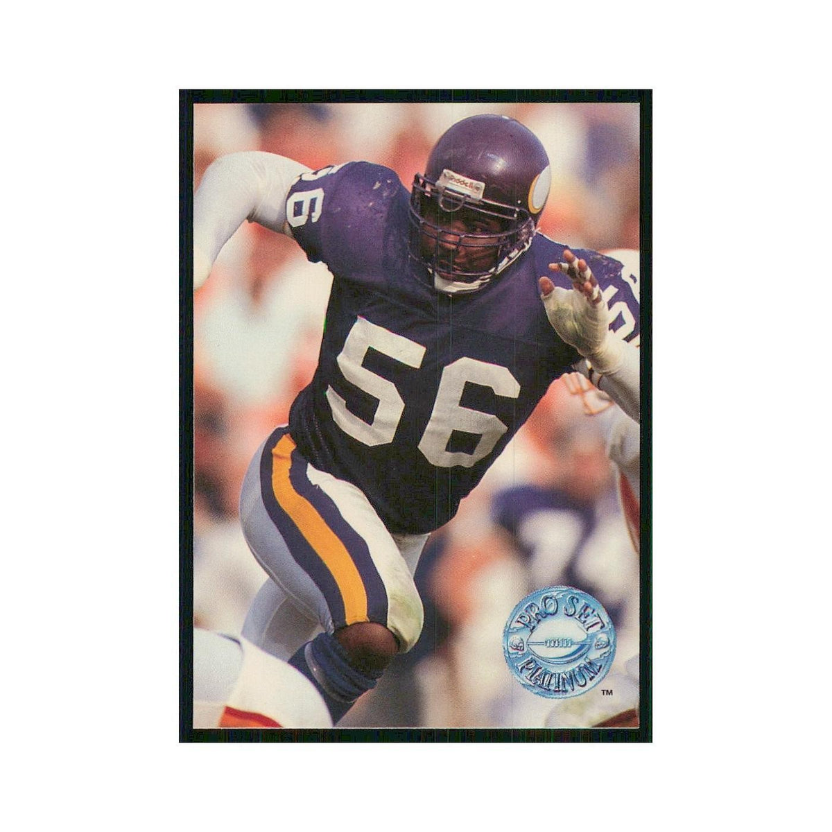 1991 Pro Set Platinum Chris Doleman Vikings #69