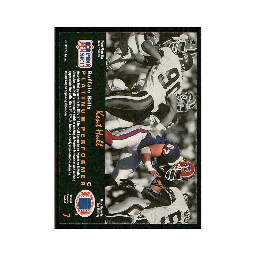 1991 Pro Set Platinum Keith Hull Bills #7