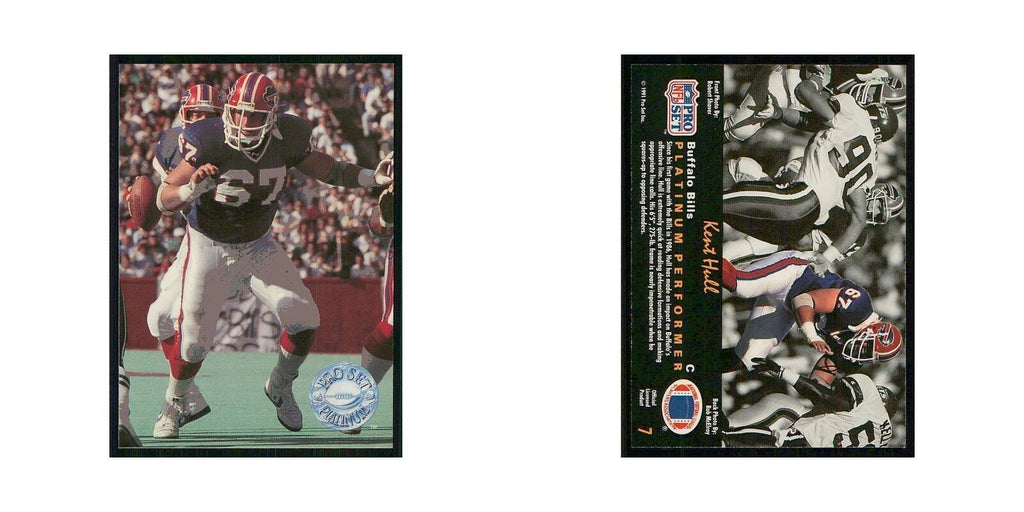 1991 Pro Set Platinum Keith Hull Bills #7