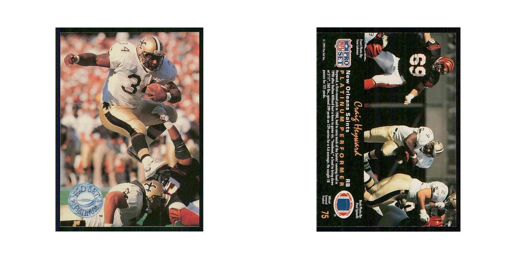1991 Pro Set Platinum Craig Heyward Saints #75