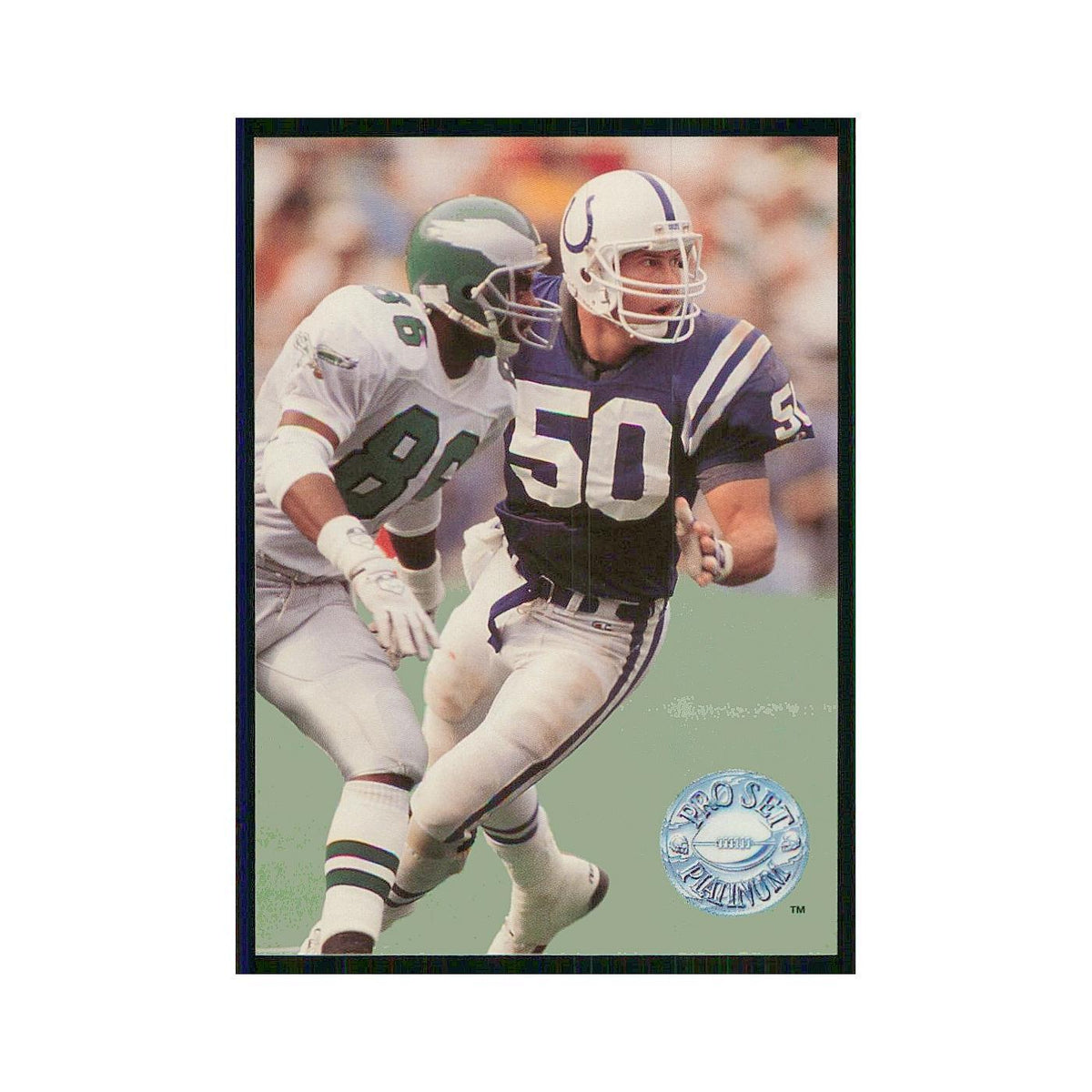 1991 Pro Set Platinum Duane Bickett Colts #47