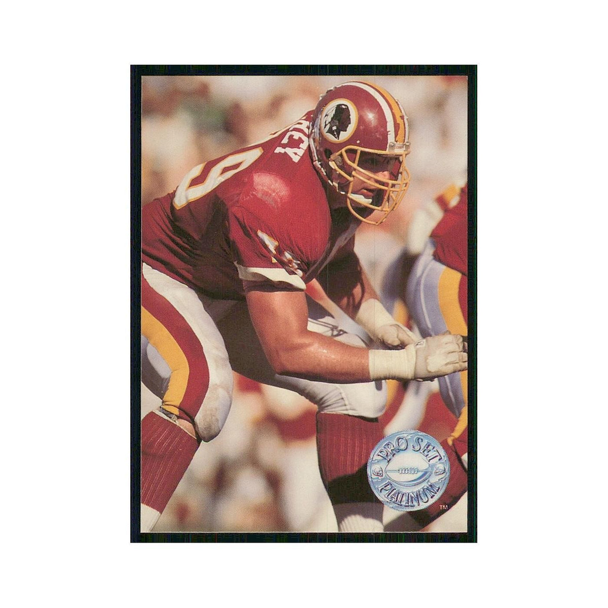 1991 Pro Set Platinum Jim Lachey Redskins #125