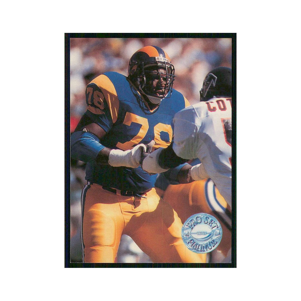 1991 Pro Set Platinum Jackie Slater Rams #57