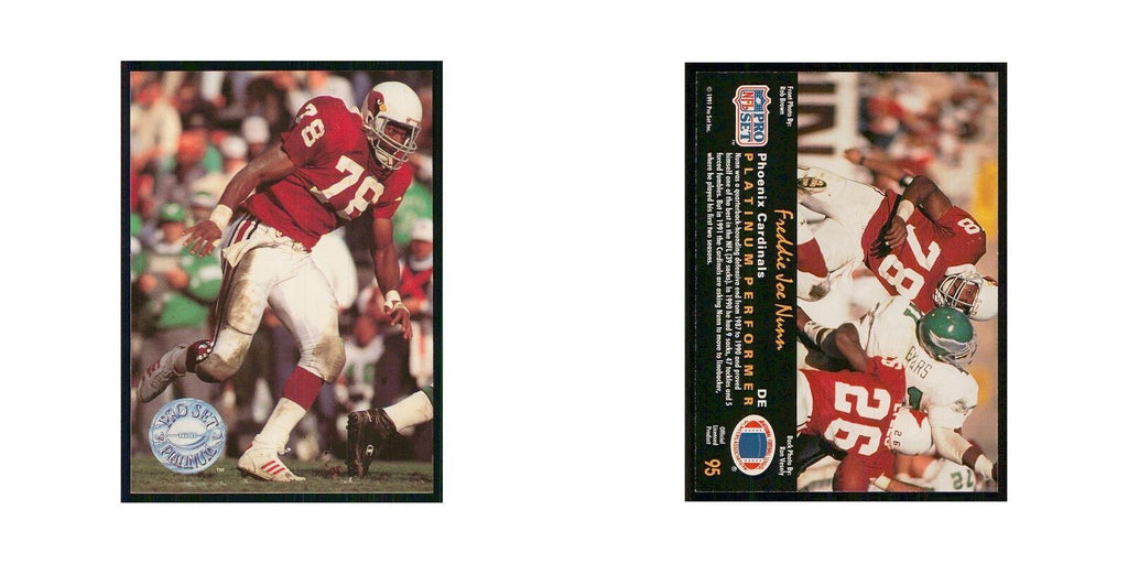 1990 Pro Set Platinum Freddie Joe Nunn Phoenix Cardinals #95