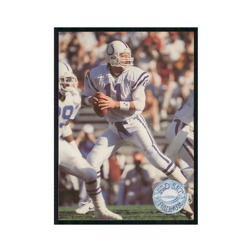 1991 Pro Set Platinum Jeff George Colts #45