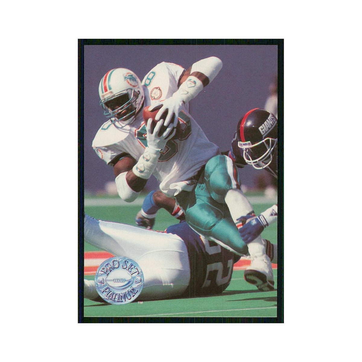 1991 Pro Set Platinum Ferrell Edmunds Dolphins #66