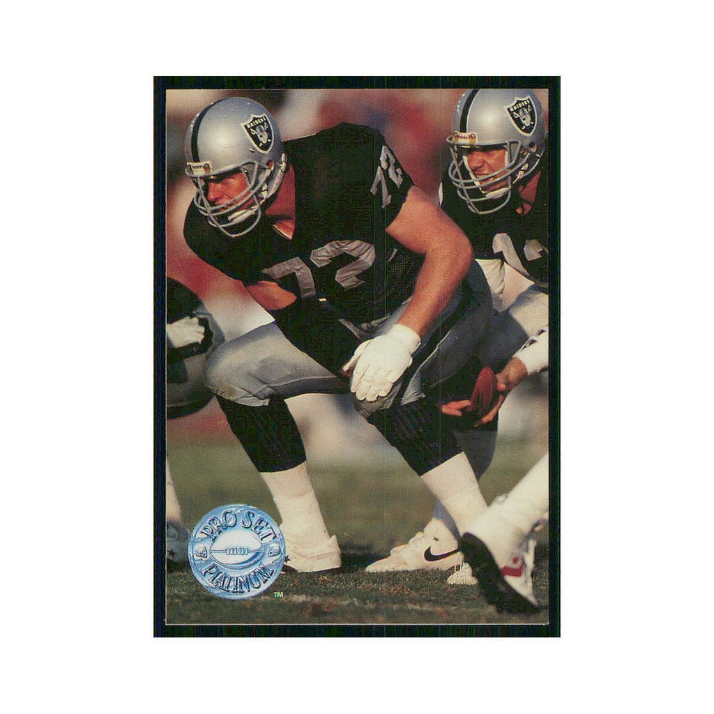 1991 Pro Set Platinum Don Mosebar Los Angeles Raiders #53