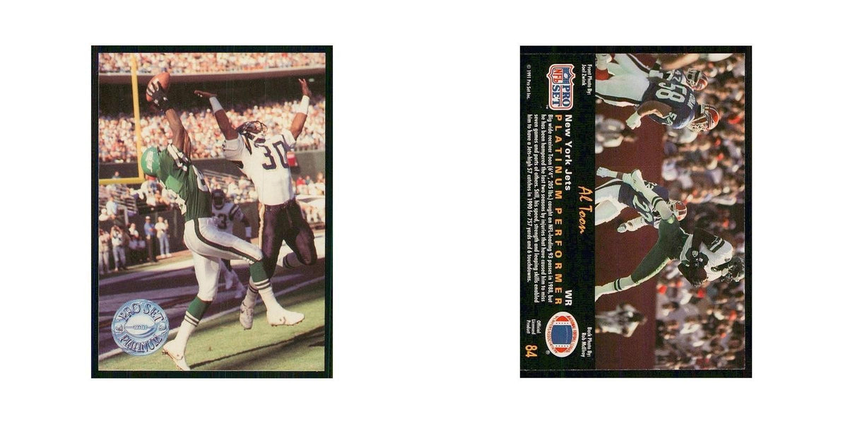 1991 Pro Set Platinum Al Toon Jets #84
