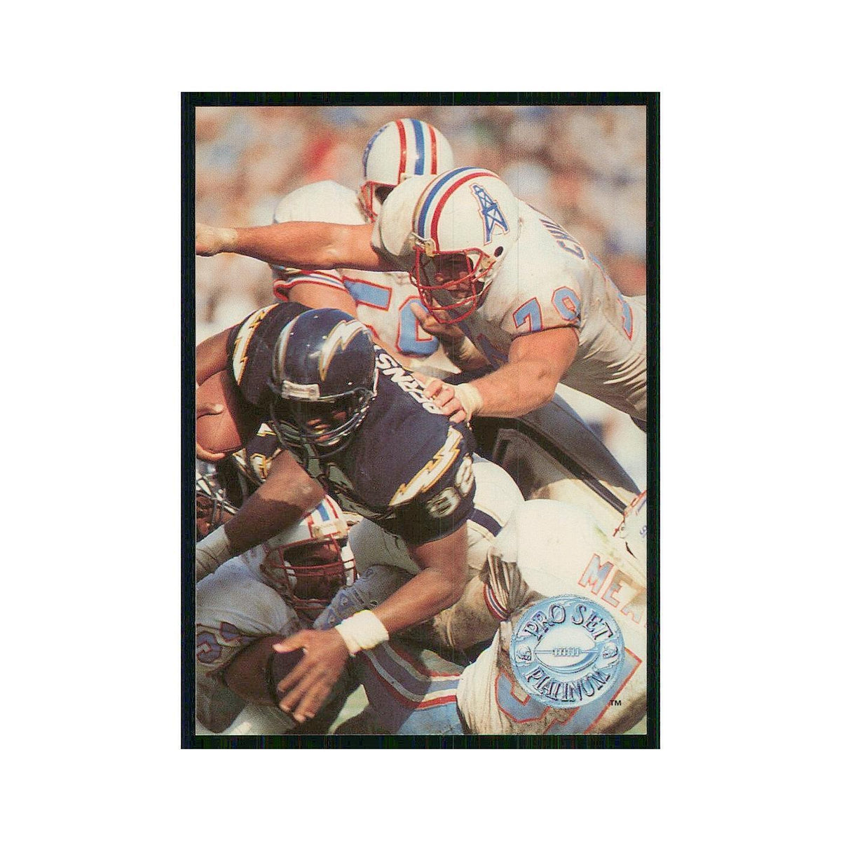 1991 Pro Set Platinum Ray Childress Houston Oilers #44