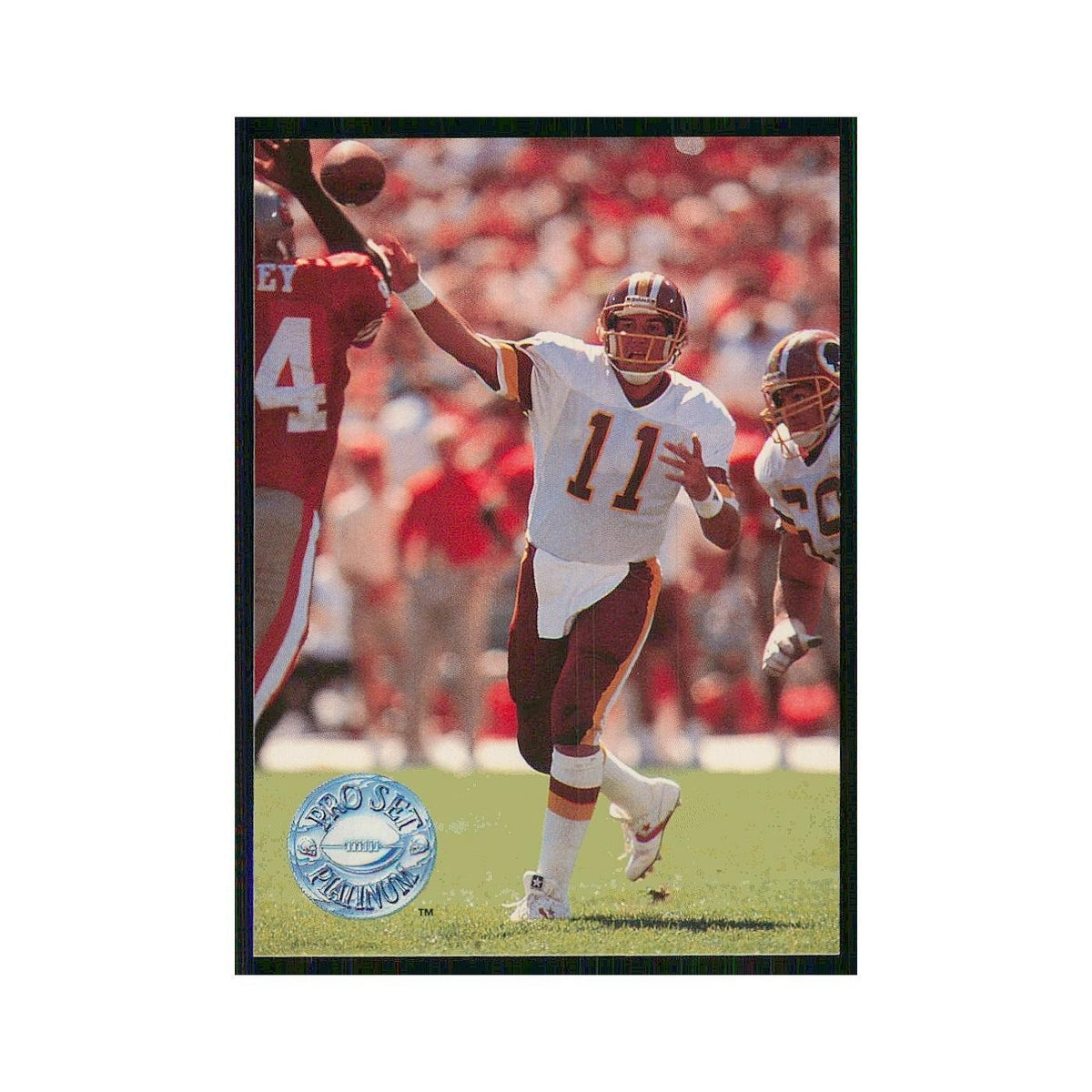 1991 Pro Set Platinum Mark Rypien Redskins #126
