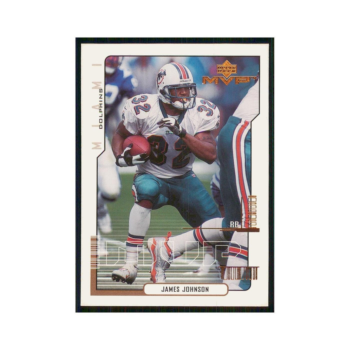 2000 Upper Deck MVP James Johnson Dolphins #85