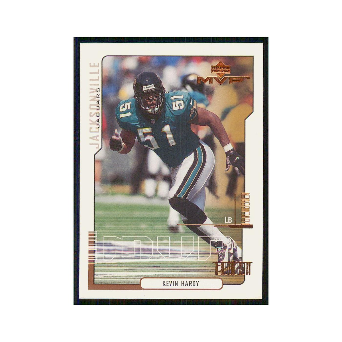 2000 Upper Deck MVP Kevin Hardy Jaguars #77