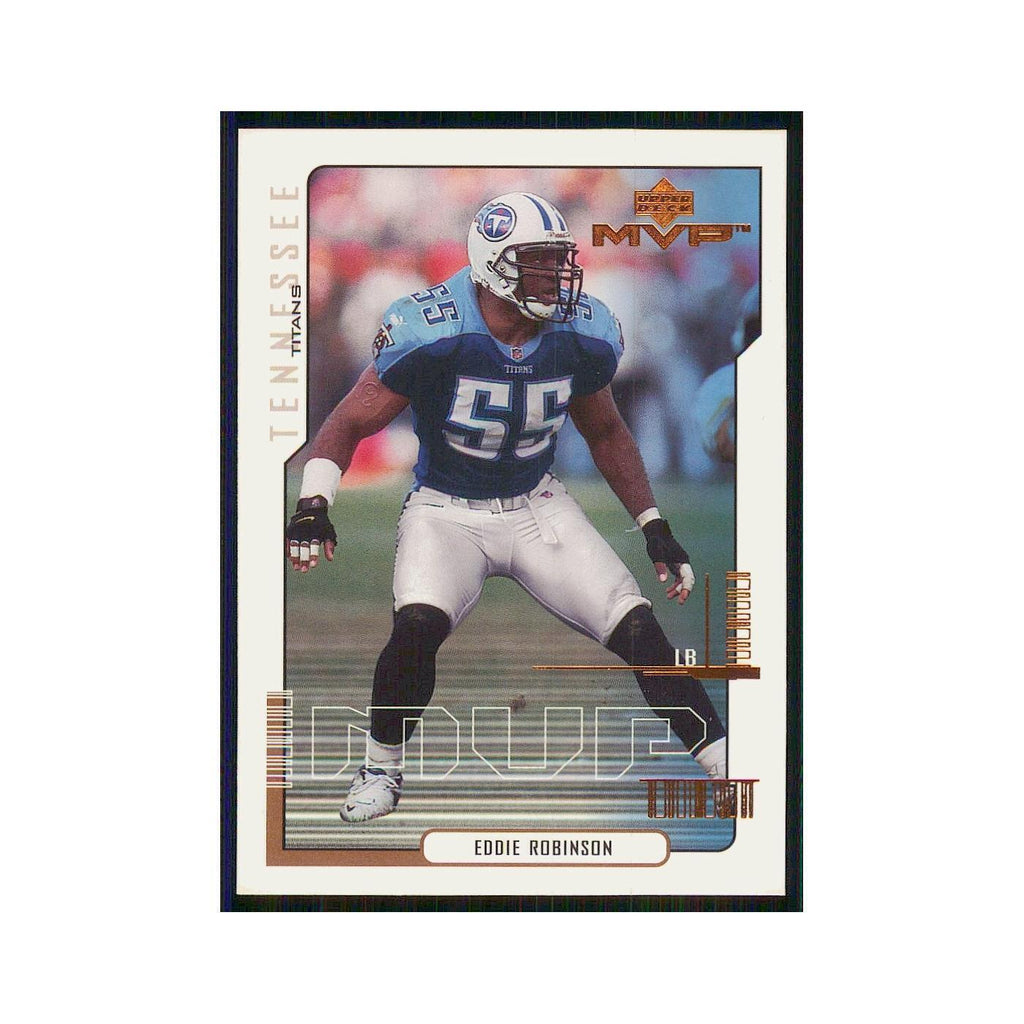 2000 Upper Deck MVP Eddie Robinson Titans #179