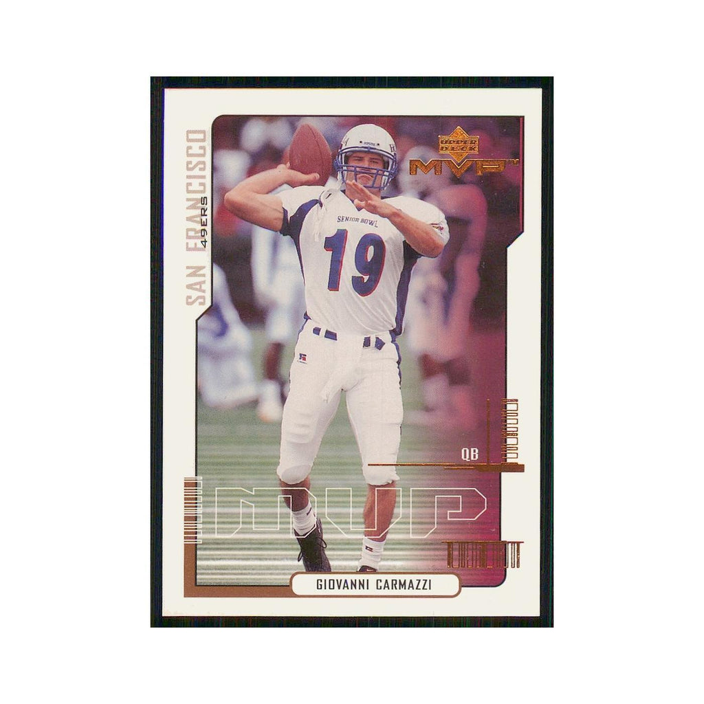 2000 Upper Deck MVP Giovanni Carmazzi RC 49ers #217
