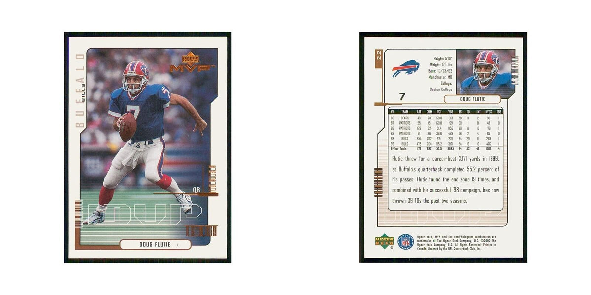 2000 Upper Deck MVP Doug Flutie Bills #22