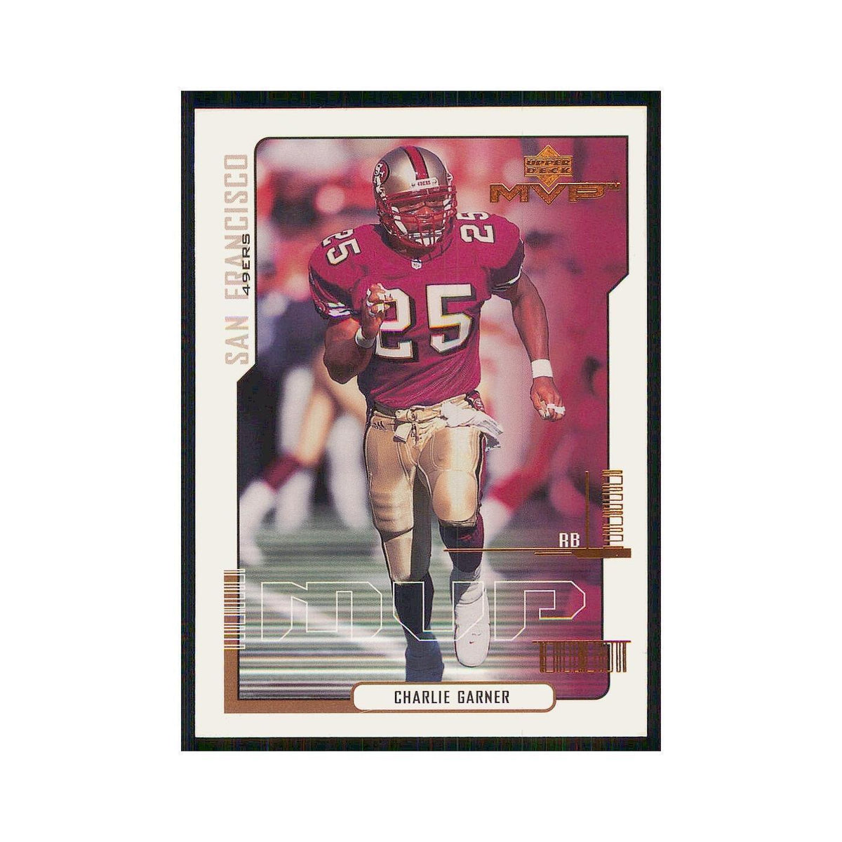 2000 Upper Deck MVP Charlie Garner 49ers #154