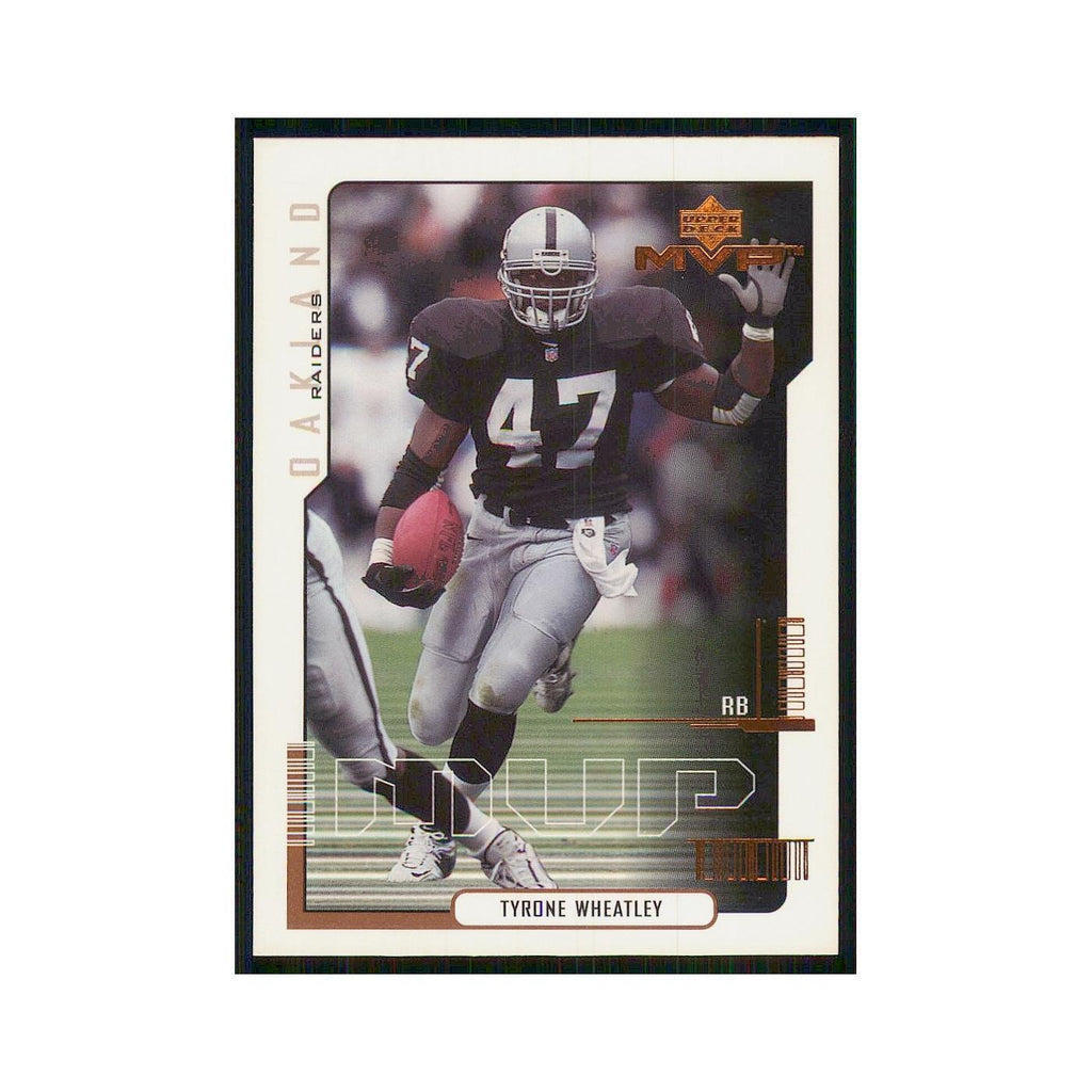 2000 Upper Deck MVP Tyrone Wheatley Raiders #122