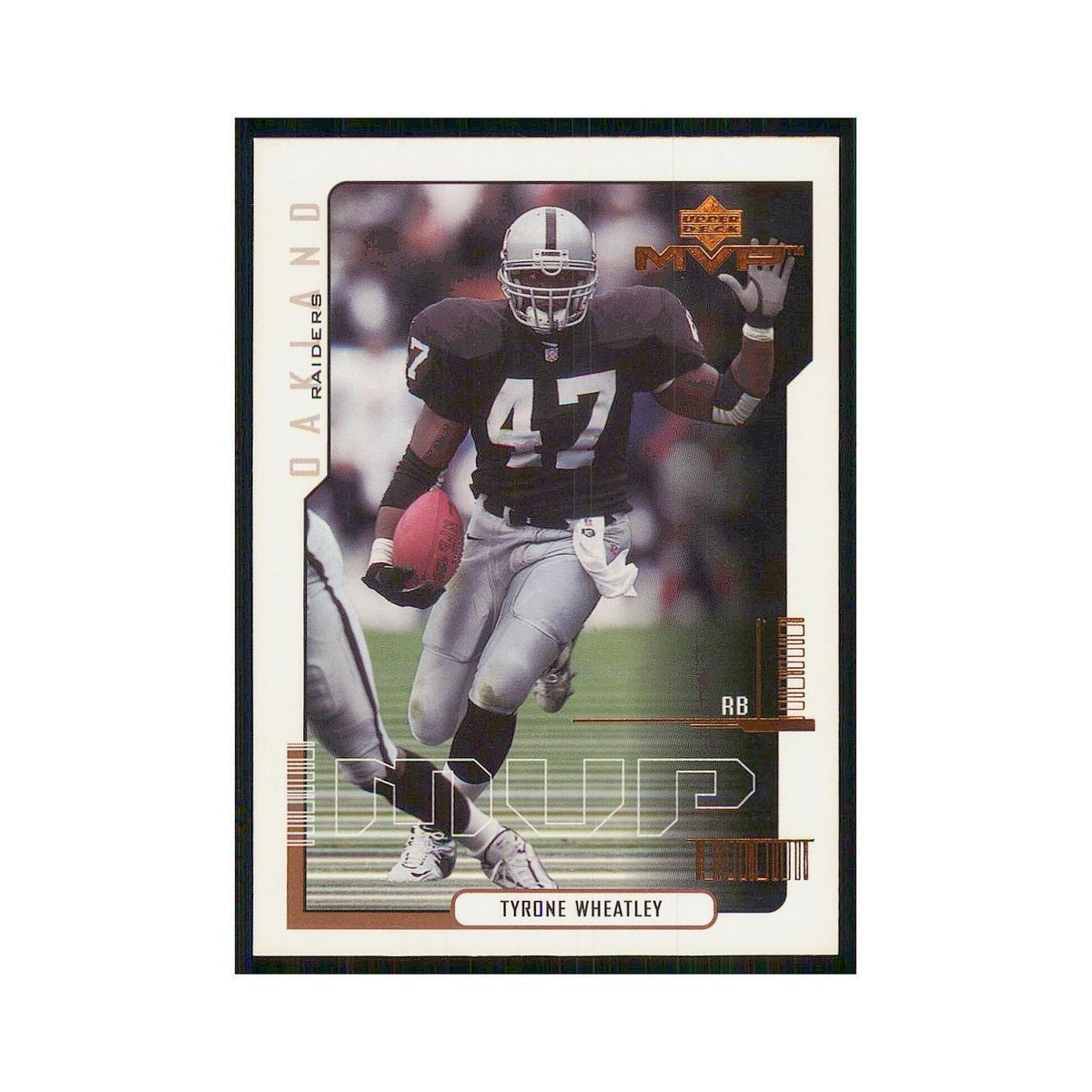 2000 Upper Deck MVP Tyrone Wheatley Raiders #122