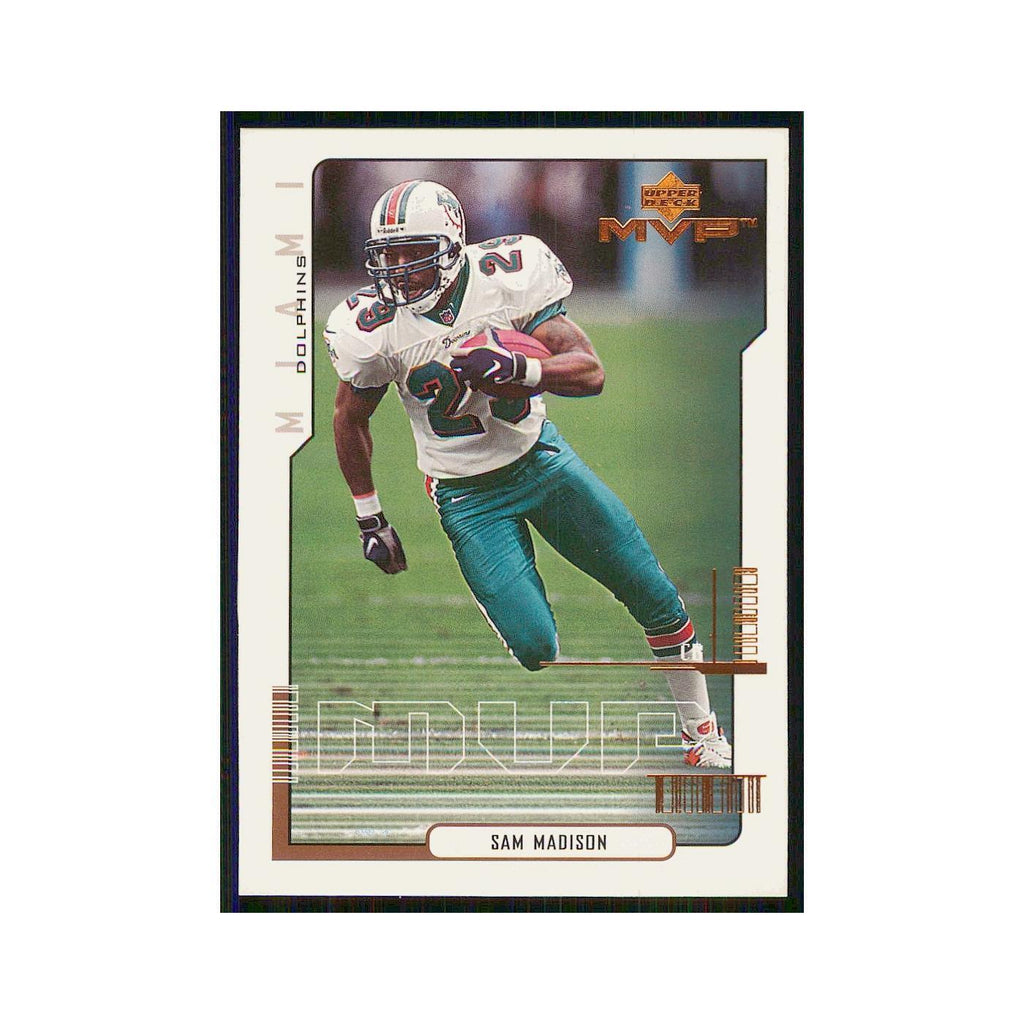 2000 Upper Deck MVP Sam Madison Dolphins #91