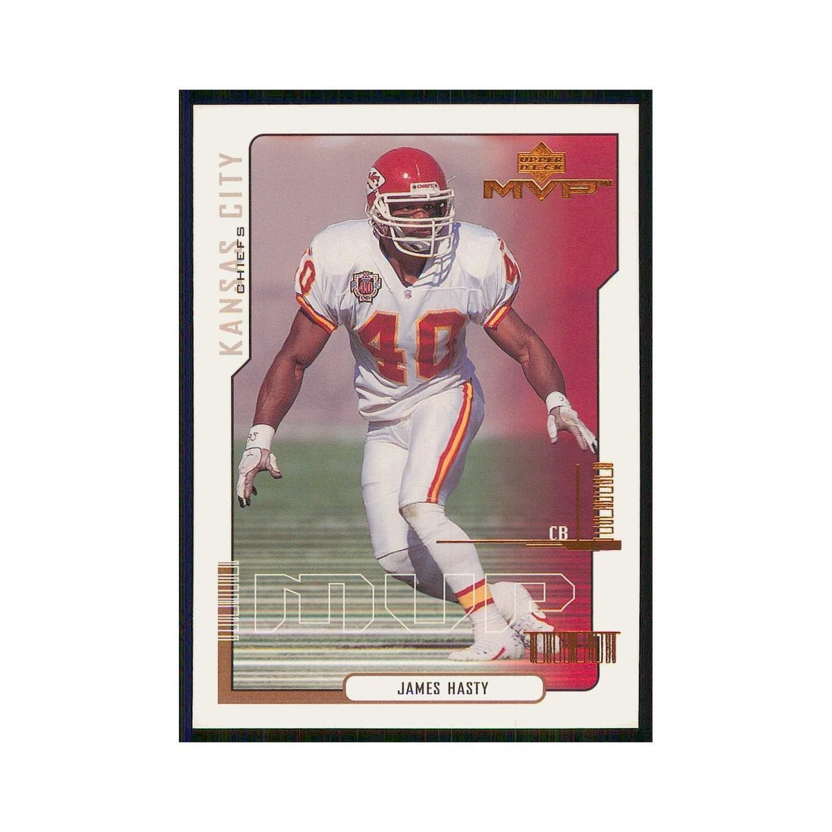 2000 Upper Deck MVP James Hasty Chiefs #83