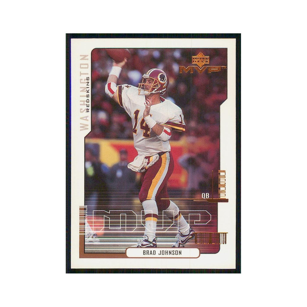2000 Upper Deck MVP Brad Johnson Redskins #181
