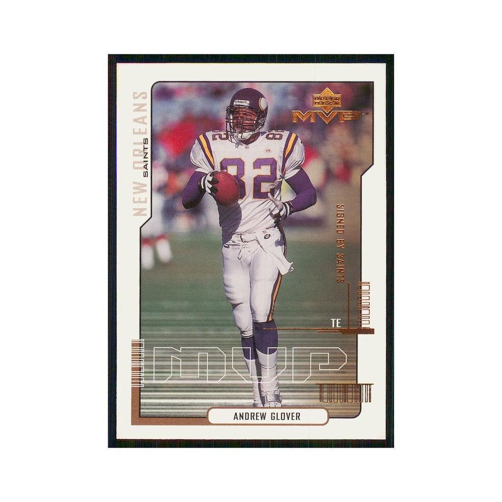 2000 Upper Deck MVP Andrew Glover Saints #107