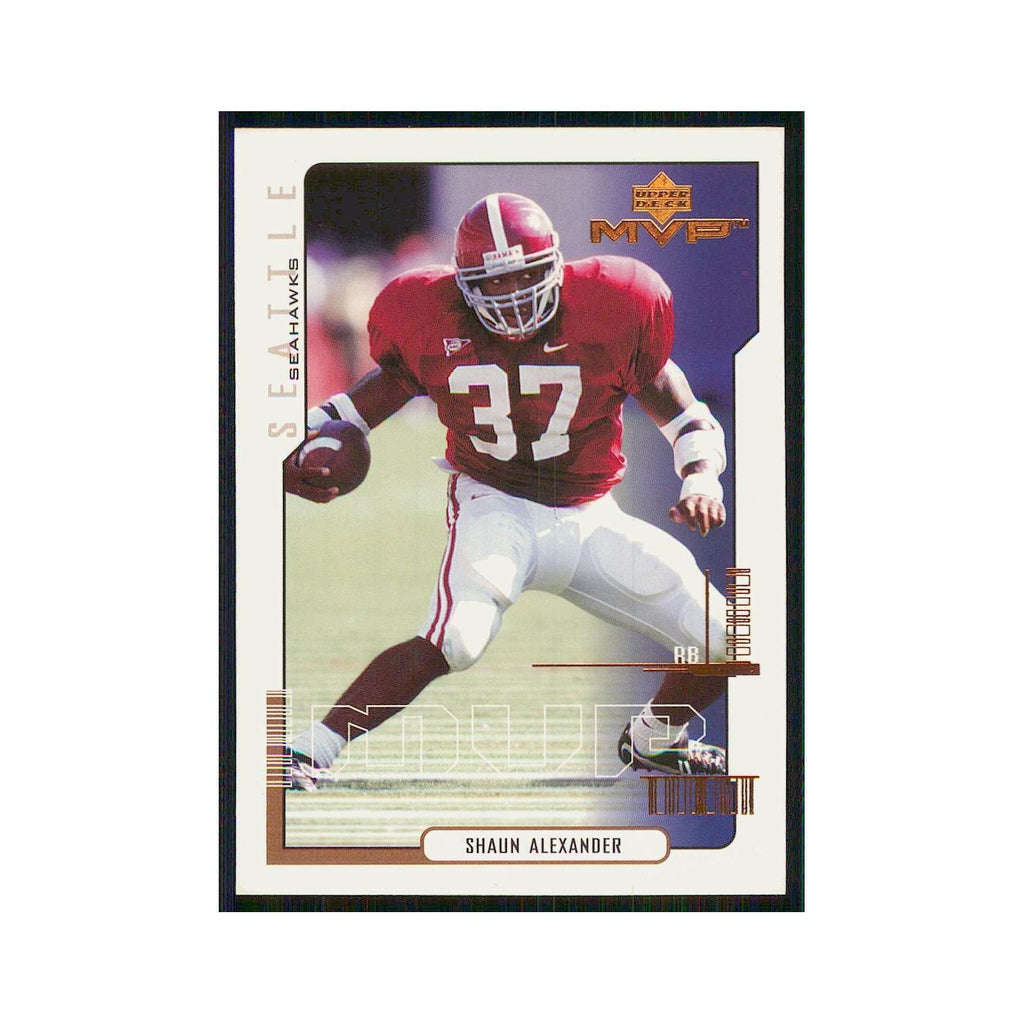 2000 Upper Deck MVP Shaun Alexander RC Seahawks #201