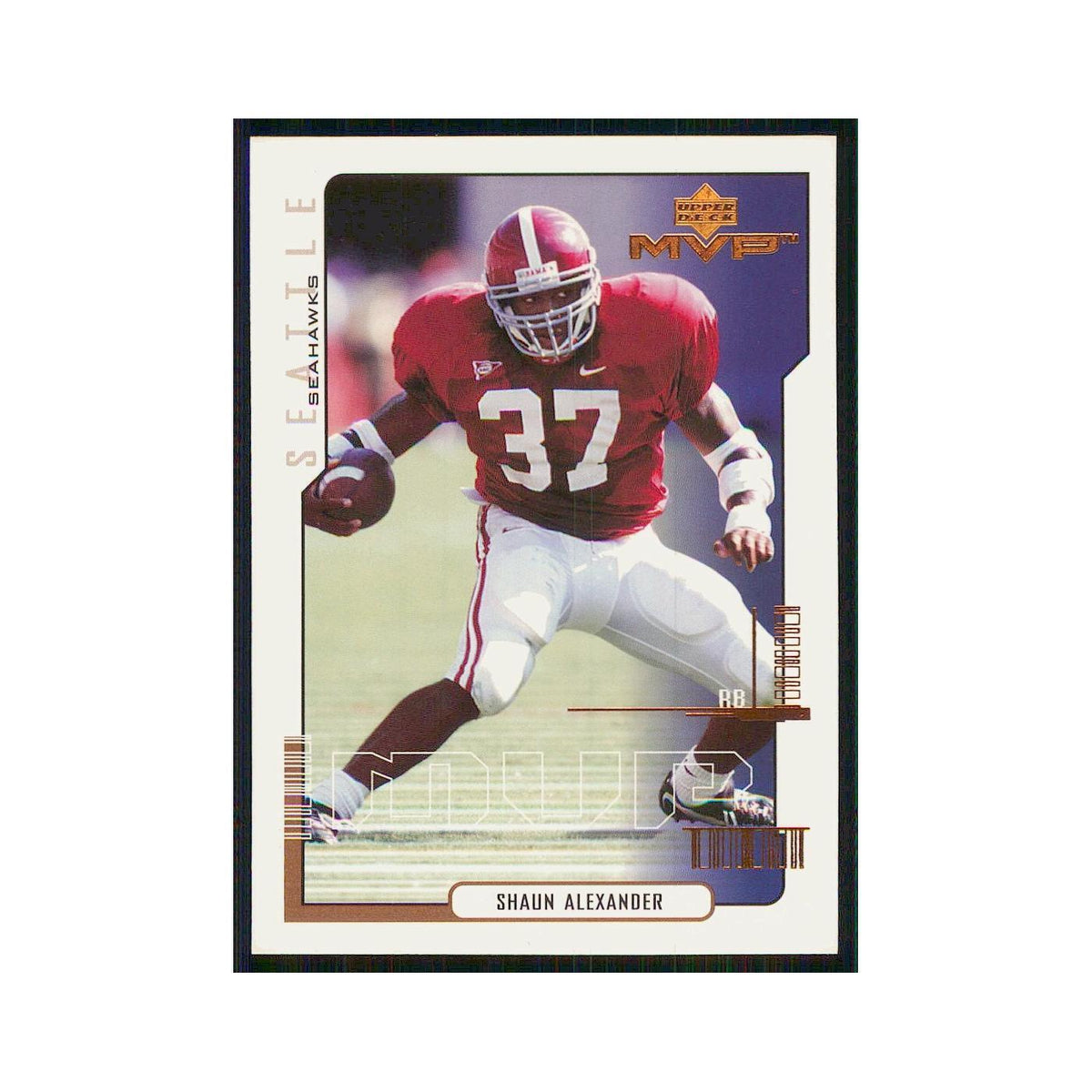 2000 Upper Deck MVP Shaun Alexander RC Seahawks #201