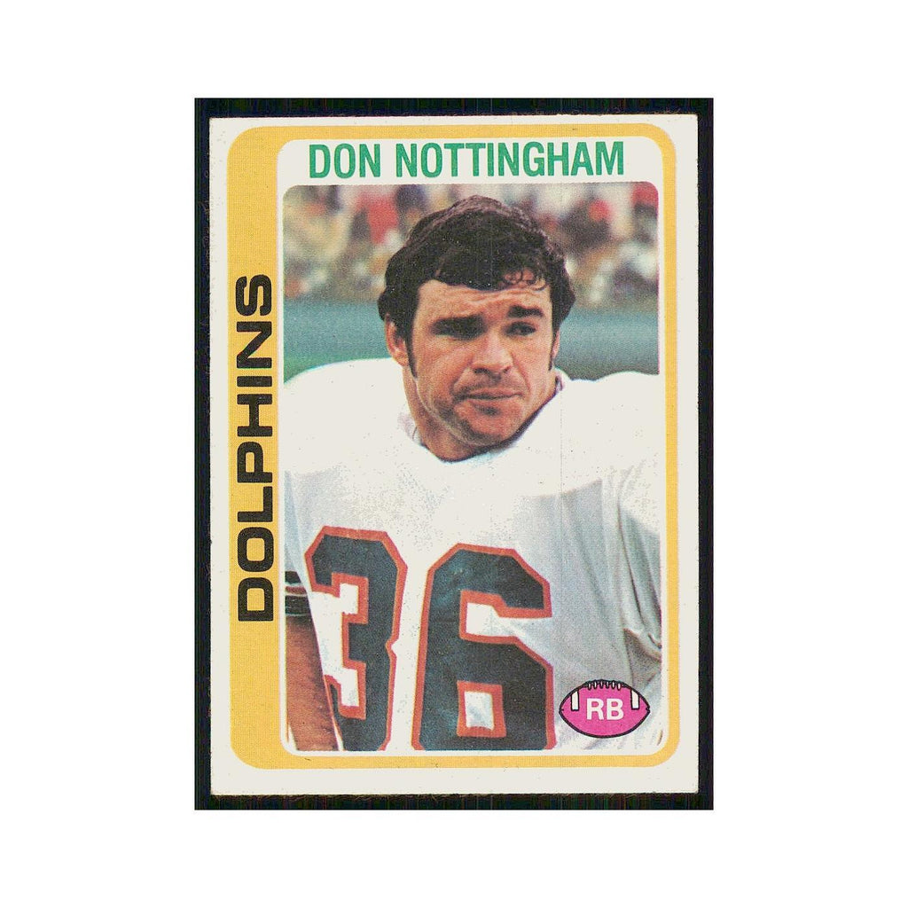 1978 Topps Don Nottingham Dolphins #162