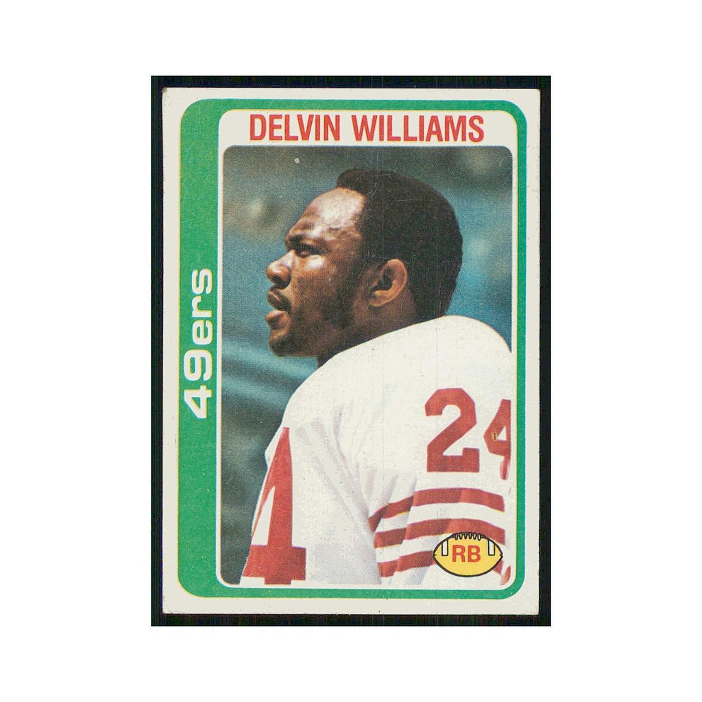 1978 Topps Delvin Williams 49ers #264