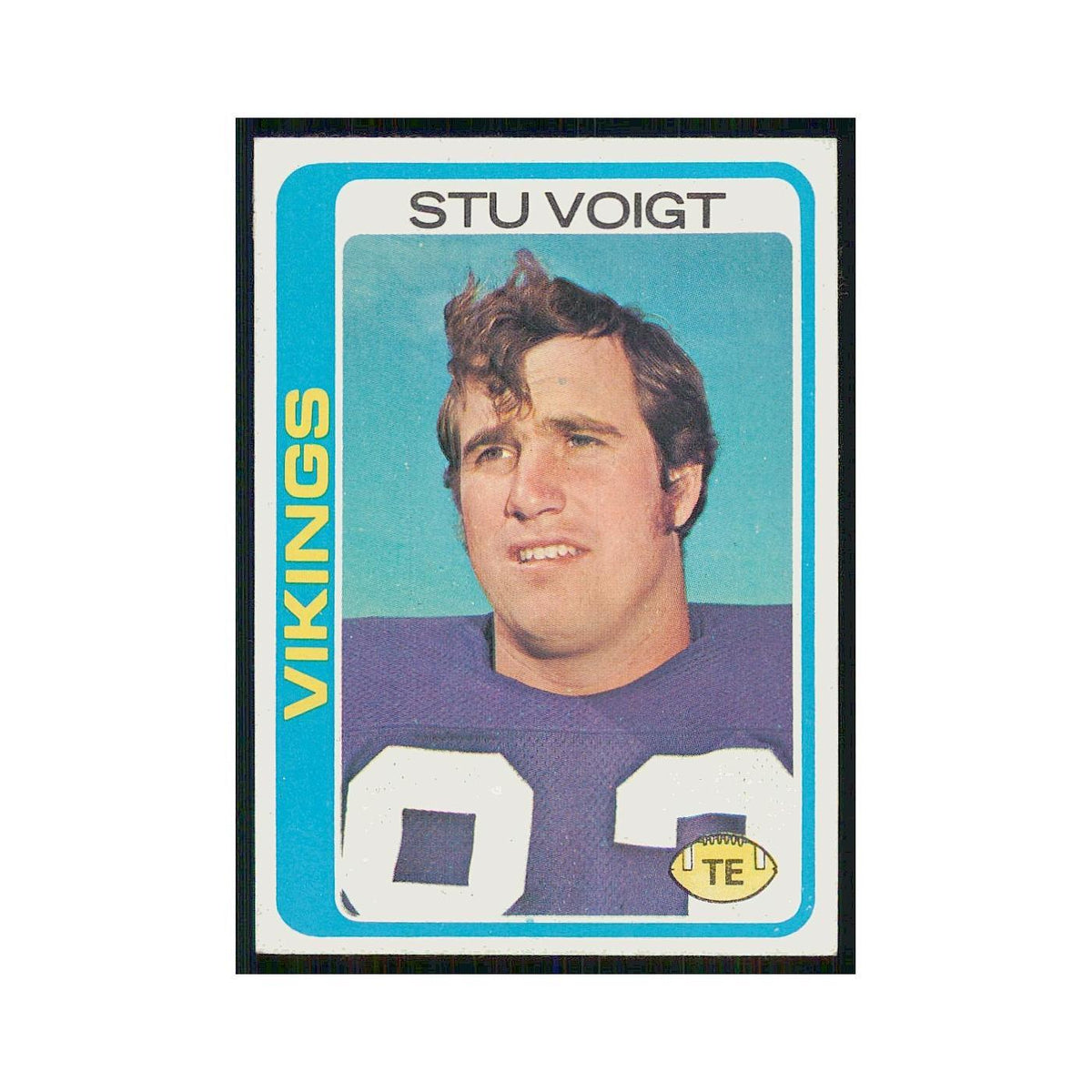 1978 Topps Stu Voigt Vikings #489