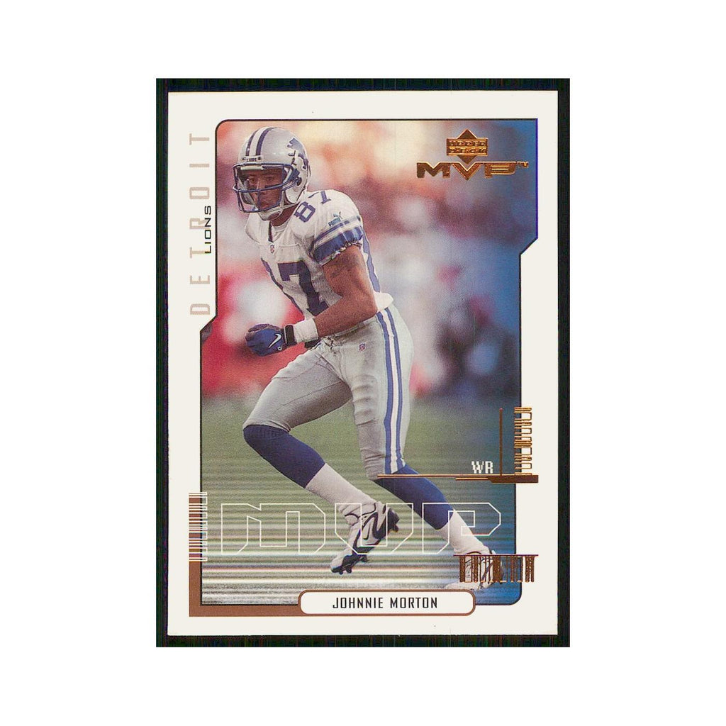 2000 Upper Deck MVP Johnnie Morton Lions #58