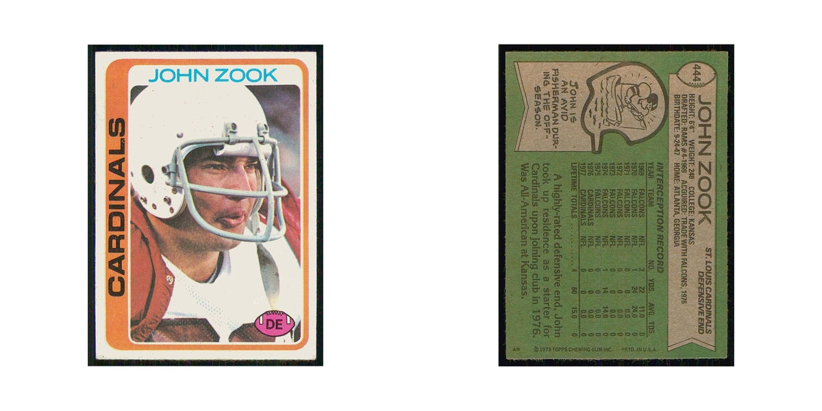 1978 Topps John Zook Cardinals #444