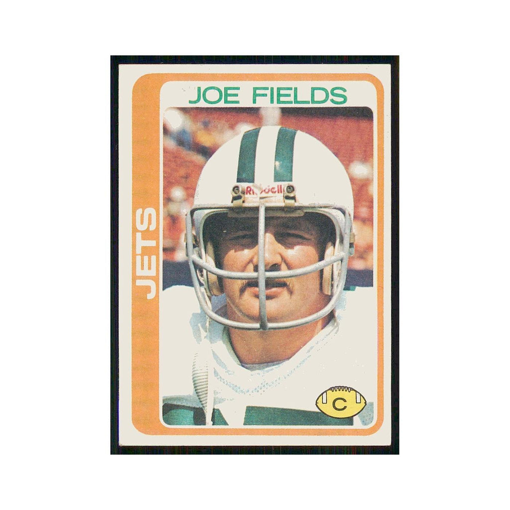 1978 Topps Joe Fields Jets #161