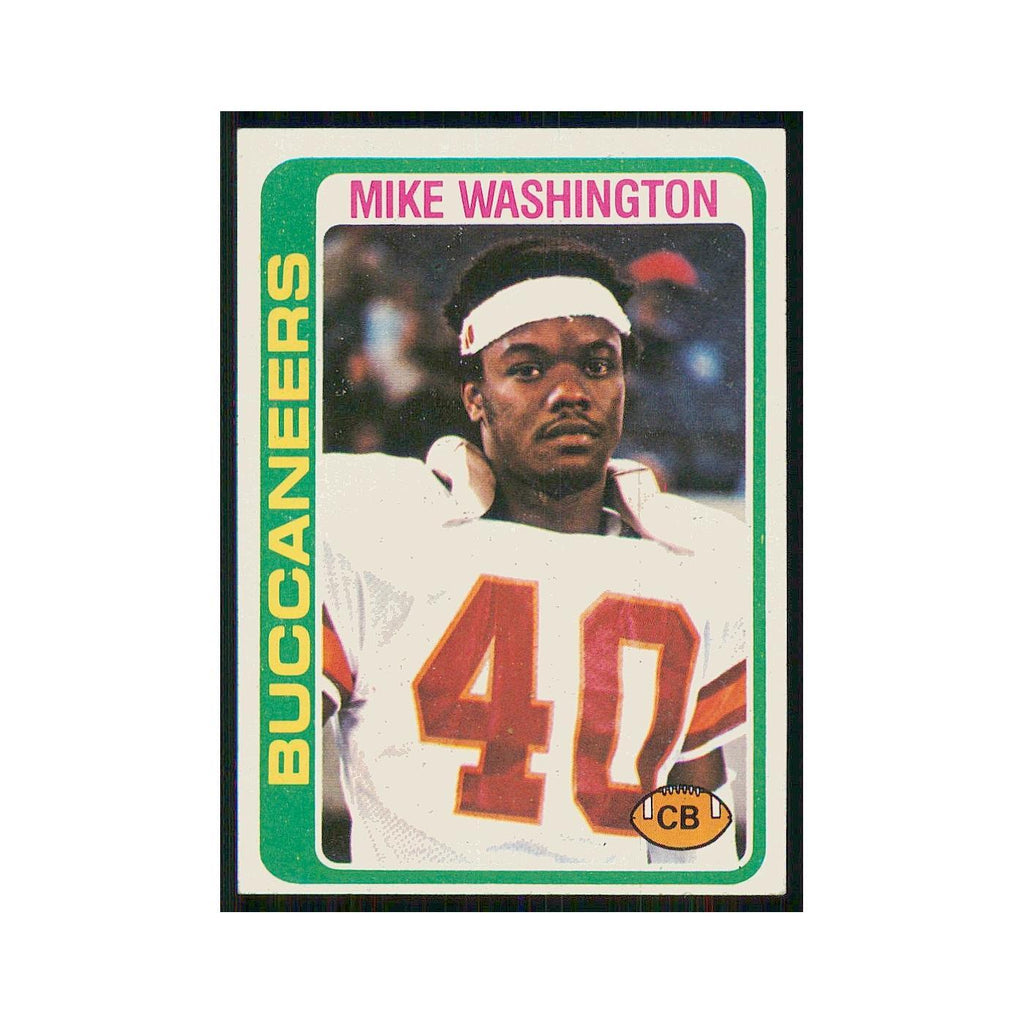 1978 Topps Mike Washington RC Buccaneers #48
