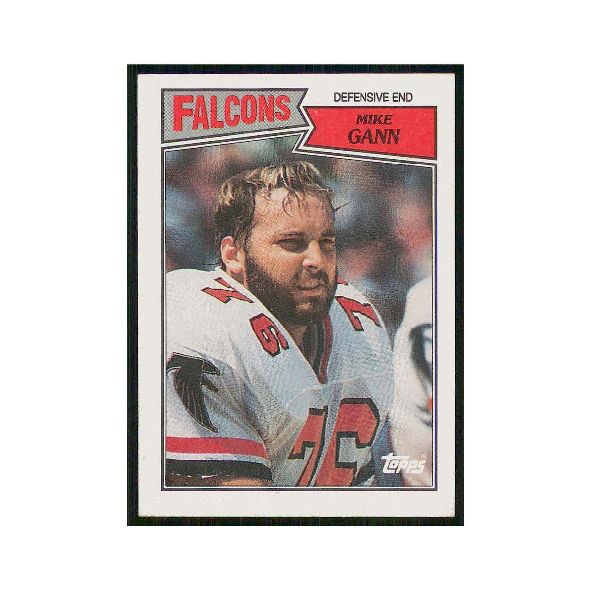1987 Topps Mike Gann RC Falcons #256