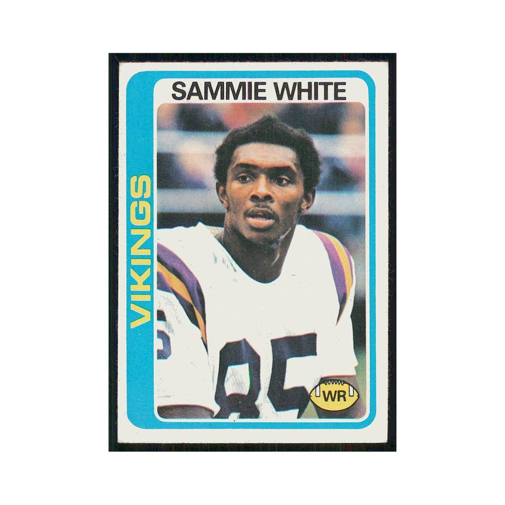 1978 Topps Sammie White Vikings #30